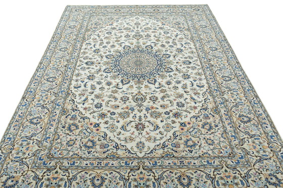 Image 1 of Tappeto orientale in sughero Kashan annodato a mano – 354 x 241 cm – Fine ed elegante – Pelo in lana di sughero
