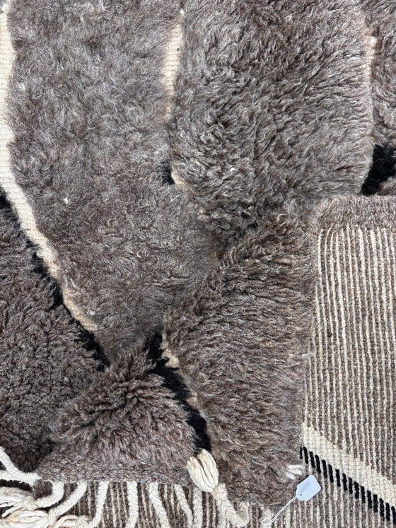 Image 1 of Tapis d'intérieur moderne en laine Mrirt 200x300 cm - Tapis berbère en laine fait main