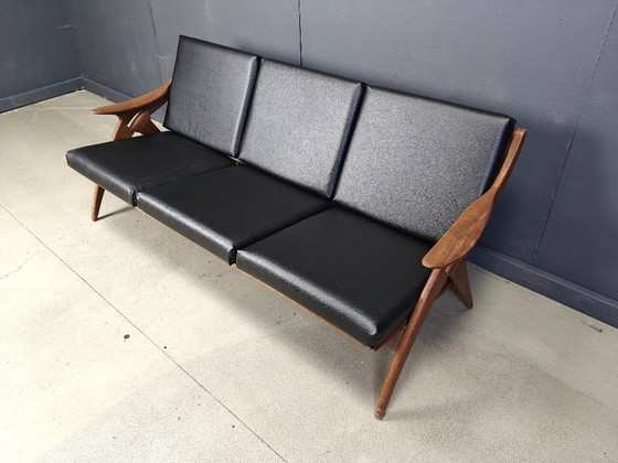 Image 1 of Canapé vintage à trois places 'de knoop' par de ster Gelderland, 1960s