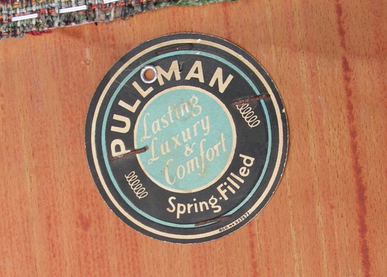 Image 1 of 4 sedie Roneo Pullman, Bauhaus 1950, tappezzate