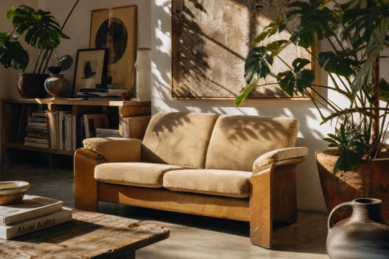 Image 1 of Mid-Century Norwegian Modern Pegasus 2-Seater Sofa with Low Back from Ekornes, 2000s