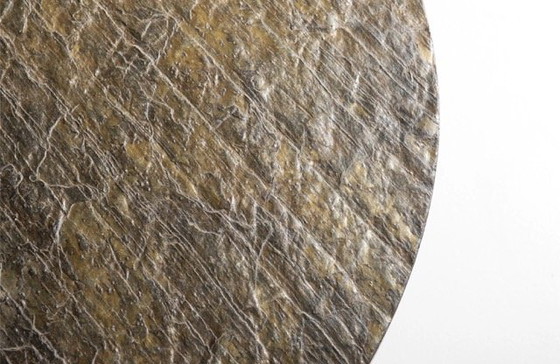 Brutalist Vintage Stenen Salontafel – Stone, Metal (photo 3 of 5)