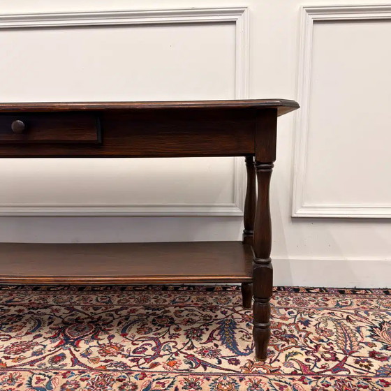 Antieke Franse 19e-eeuwse Draperie Tafel, Bijzettafels, Hout, Klassiek (foto 7 van 10)