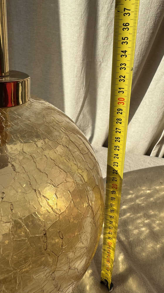 Image 1 of Rara lampada a sospensione Craquelé di grandi dimensioni, Doria