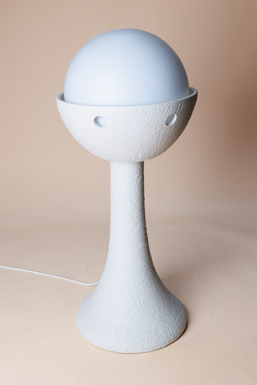 Vintage ceramic Doria Leuchten floor lamp