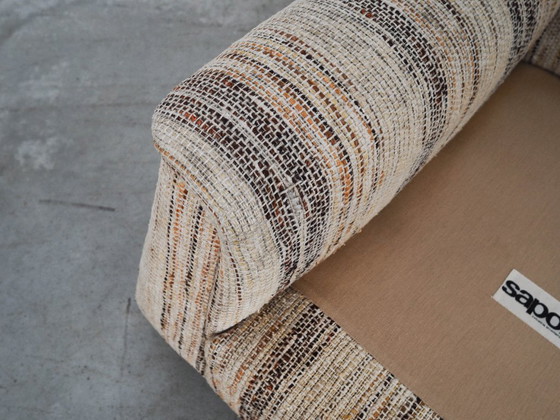 Image 1 of Driezitsbank, Italiaans design, jaren 60, gefabriceerd door Saporiti