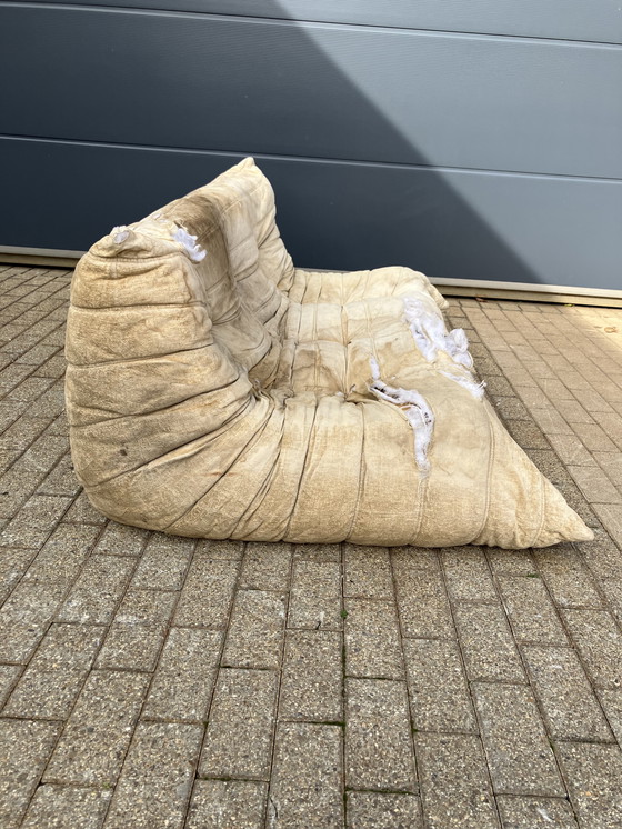 Image 1 of Original vintage Ligne Roset Togo 3-seater for reupholstering