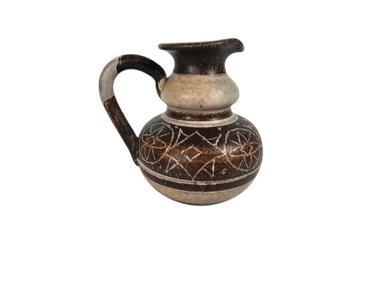 Image 1 of Italica ARS - Italy - bowl - decorated - spouted jug - 1960s