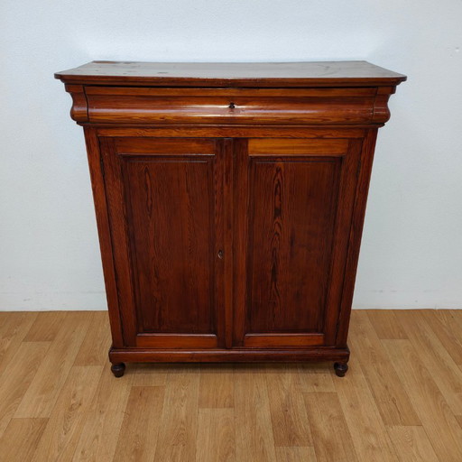 Antiker Biedermeier-Kleiderschrank, Wandschrank, Mädchenschrank, Kommode