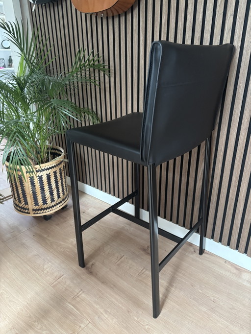 Enrico Pellizzoni Bilbao Stool Barhocker 1 Stück – barkrukken, Leather, Metal (photo 2 of 7)