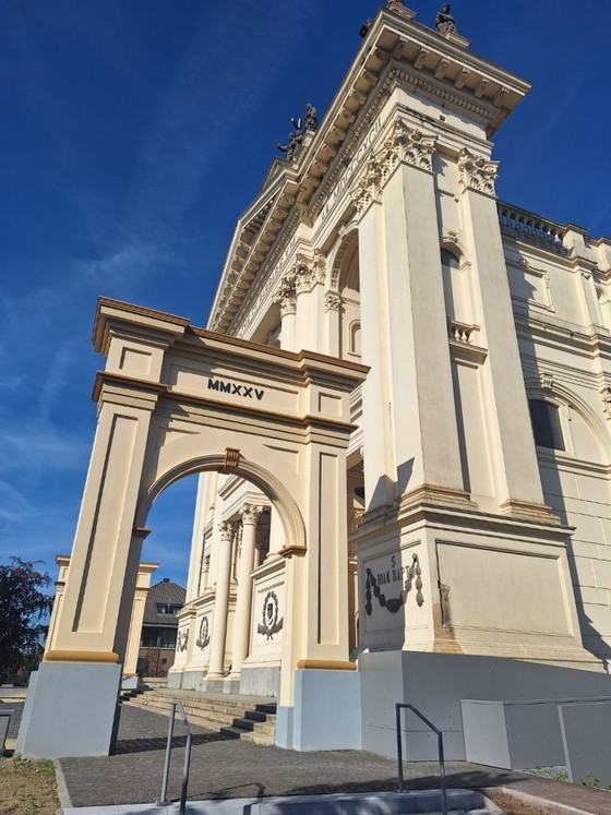 Stampa artistica architettonica in giallo e grigio, Stampe artistiche, Carta, Modern (foto 10 di 10)