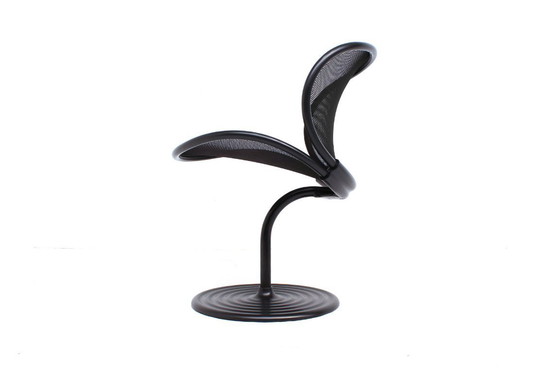 Image 1 of Come nuove! Set vintage di 4 sedie O-Line, disegnate dal Prof. Herbert Ohl per Wilkhahn nel 1982, in condizioni da museo!