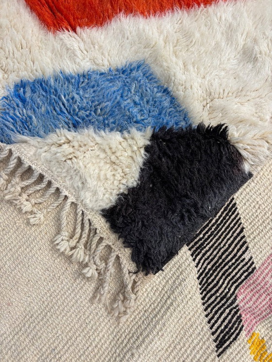 Image 1 of Colorful Moroccan Mrirt Wool Rug 170x180 cm – Handwoven Berber Carpet