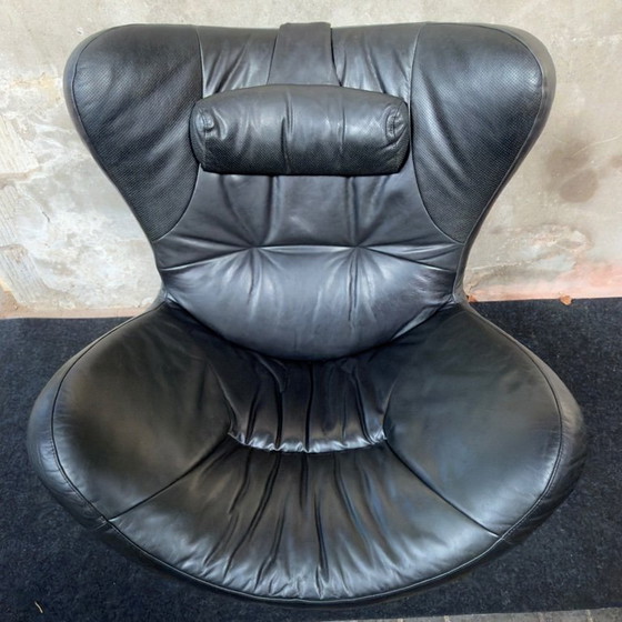 Image 1 of  Natuzzi  fauteuil met bijpassende voetenbank
