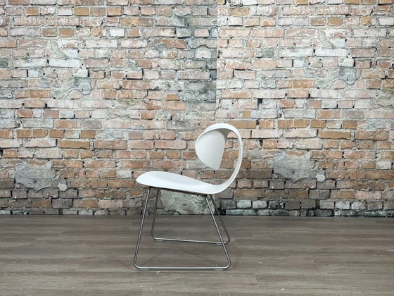 Sawaya & Moroni Maxima Set of 6 – White | William Sawaya – Dining chairs, Plastic, Chrome (photo 9 of 12)