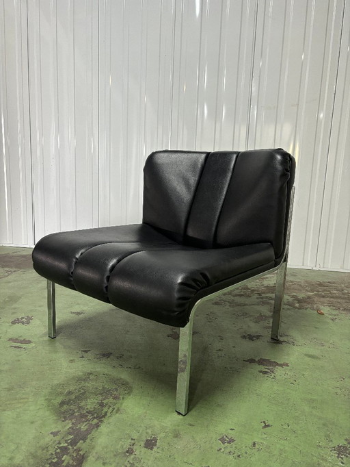 Leather Lounge Chair by Hans Eichenberger for Girsberger, 1960