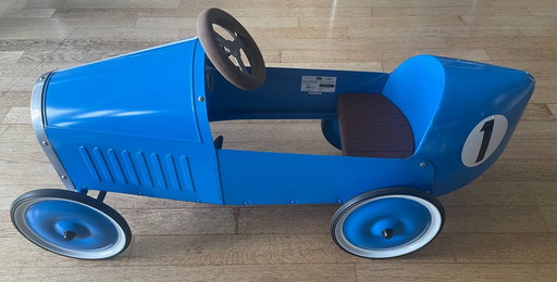 Baghera Monthléry Blue – Vintage trapauto (Bugatti-stijl)