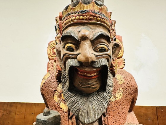Statua Antica Balinese di Sacerdote Pendeta – Sculture, Legno (photo 9 of 14)
