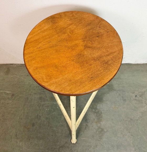 Image 1 of Sgabello da officina industriale beige, anni '60