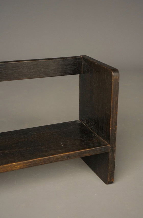 Image 1 of Scaffale per libri in legno di quercia della Scuola Haagse Bauhaus