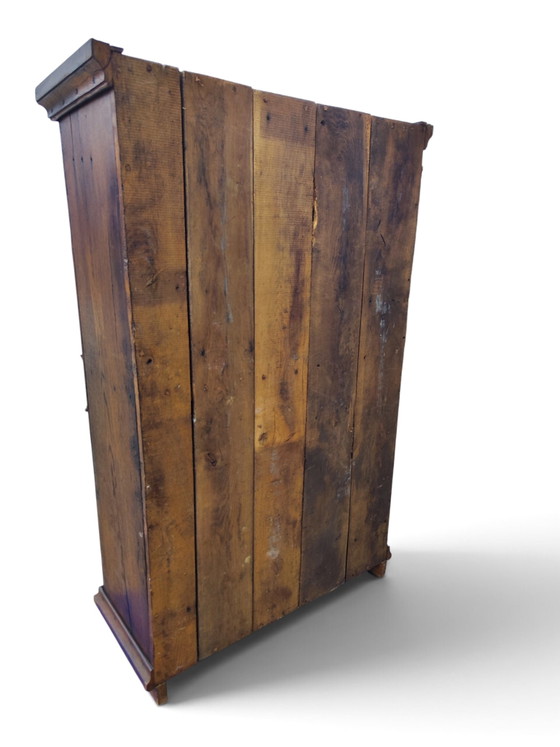 18e-eeuwse eikenhouten geometrische barokkast – Kasten, Iron, Wood (photo 4 of 6)