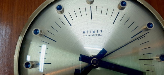 Image 1 of Horloge murale vintage Weimar de la RDA