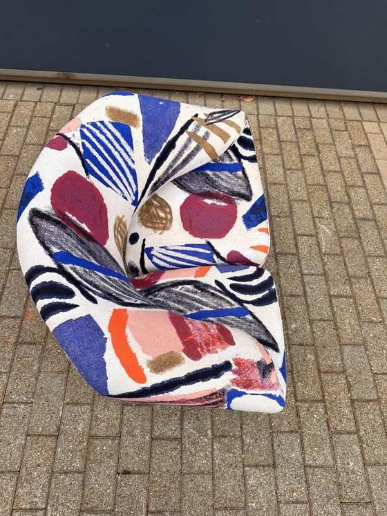 Image 1 of Silla Artifort Ribbon Pierre Paulin en tela de Pierre Frey La Toile du Peintre