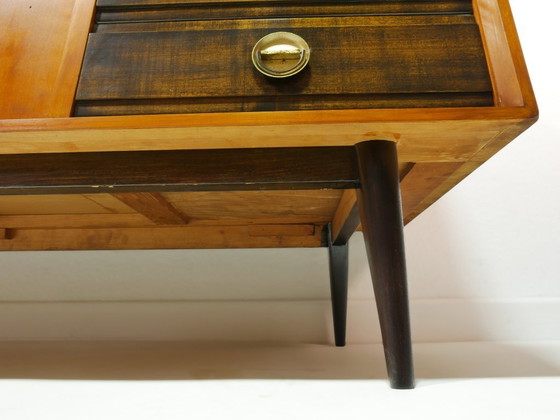 Image 1 of Vintage dressoir uit de jaren 60, ladekast in mid-century modern stijl, Duitsland