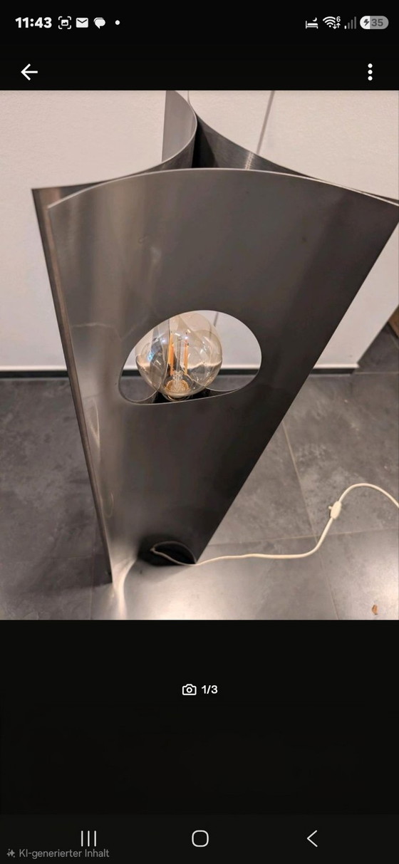 Lampada da terra vintage "Etoile" di François Monnet per Kappa, Francia 1969 – Lampade da terra, Metal (photo 3 of 5)