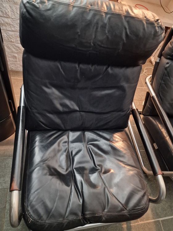 Image 1 of Twee originele Jan des Bouvrie “Oberman” fauteuils – tijdloos design