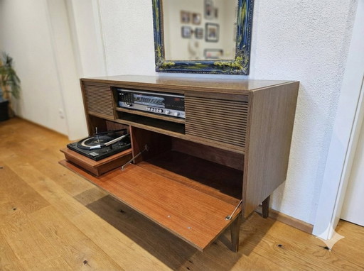 Mid-Century Sideboard & Music Cabinet | Vintage 1960s Chest of Drawers, Retro Lowboard