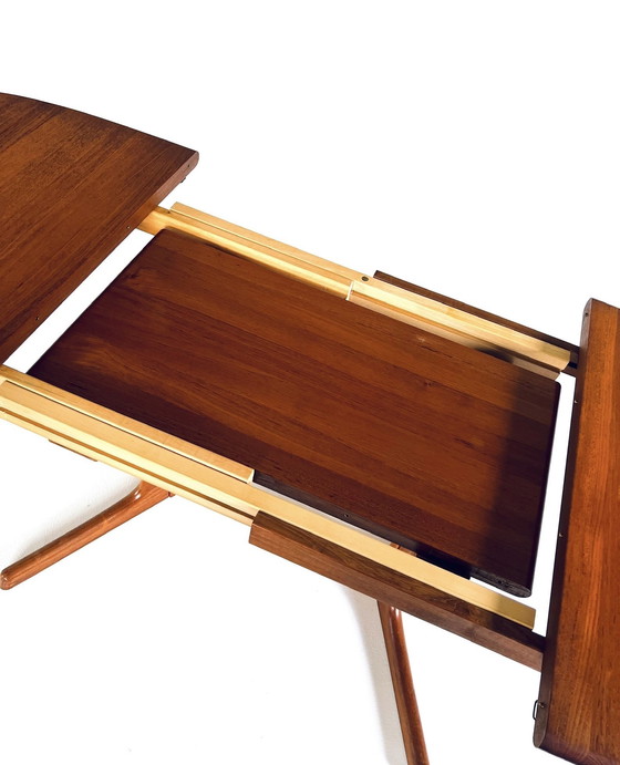 Image 1 of Table de salle à manger extensible en teck, Dyrlund '70s