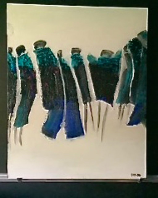 Painting by EllesBB - Catwalk -.