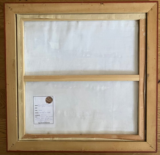 Image 1 of Brilla nel Tevere una stella lucente" 85x85 cm