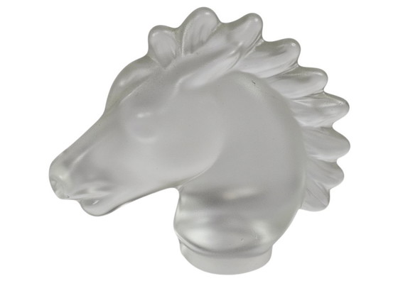 Image 1 of Sevres - Made in France - frosted glass - paperweight - kristal - geëtst merk - 1960's