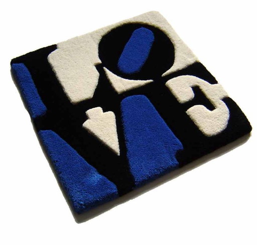 Indiana, Robert - Estonian LOVE - certified, signed - Multiple - Carpet