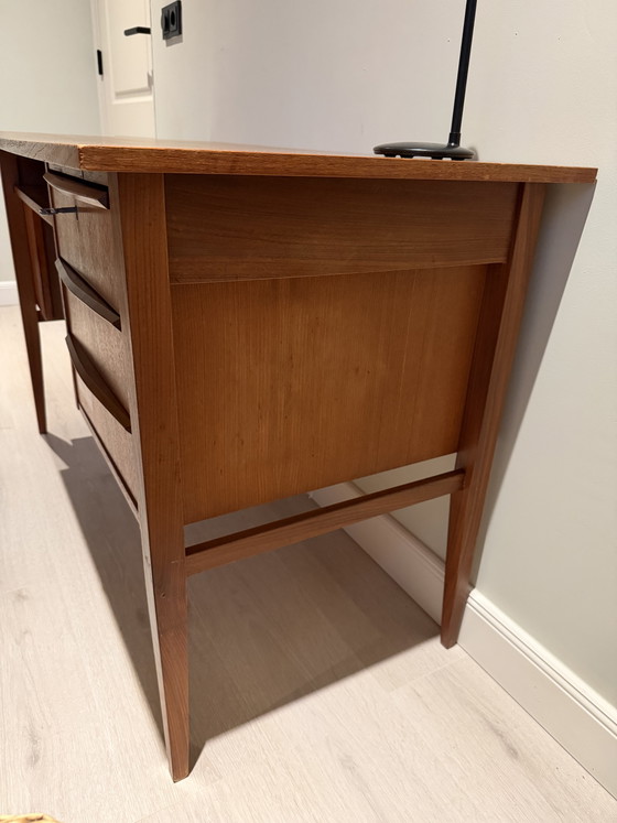 Vintage Wooden Desk / Writing Desk / Retro Desk (photo 7 of 10)