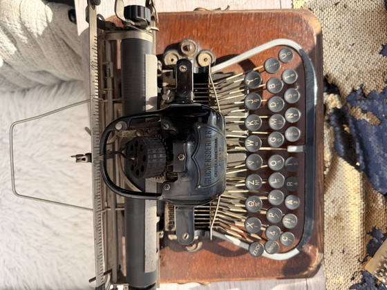 Image 1 of Antike Blickensderfer Schreibmaschine Nr. 7 avec Koffer