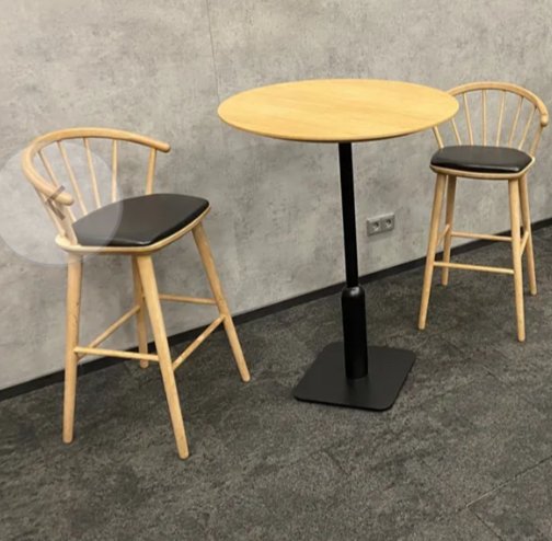 Image 1 of 4x Bolia Sleek Barhocker, Sitzhöhe 77 cm