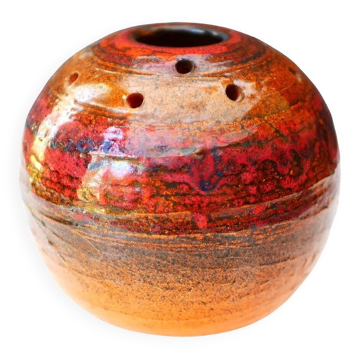 Mid-century art pottery vase in ceramic from Tilgmans
