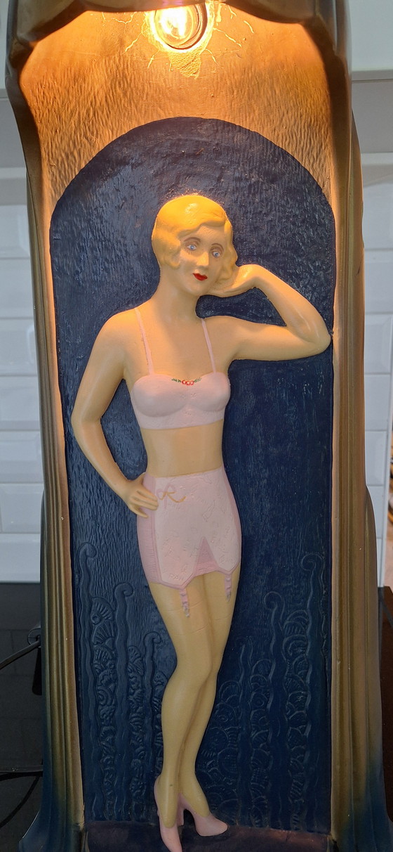 Image 1 of Vintage advertising object, lingerie model
