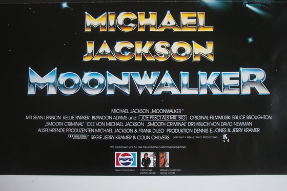 Image 1 of Double-sided movie poster - Michael Jackson: Moonwalker, 1989
