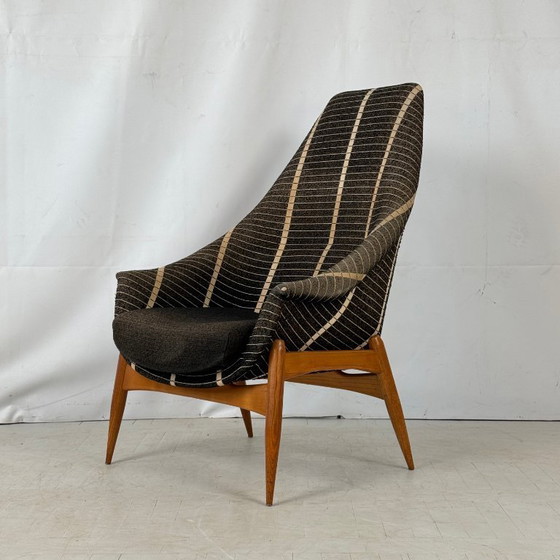 Image 1 of Pair of Julia Gaubek High-Back Armchairs, 1960s
