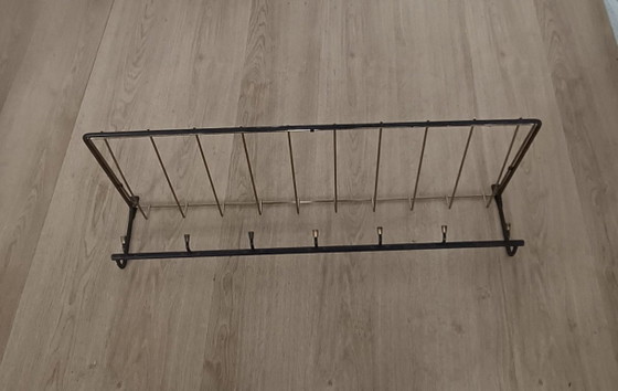 Distinctive Fifties Coat Rack – Metal, Brass (photo 10 of 10)