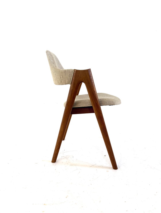 Image 1 of Vintage teKhouten ‘compass’ stoel, Kai Kristiansen ‘60