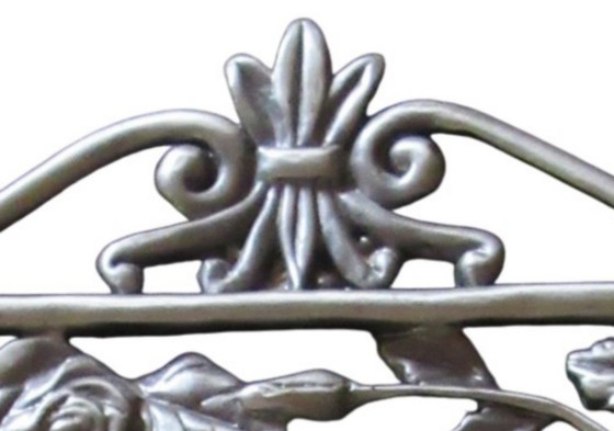 Image 1 of Cornice portafoto antica in peltro stile Art Nouveau, marca Perfect