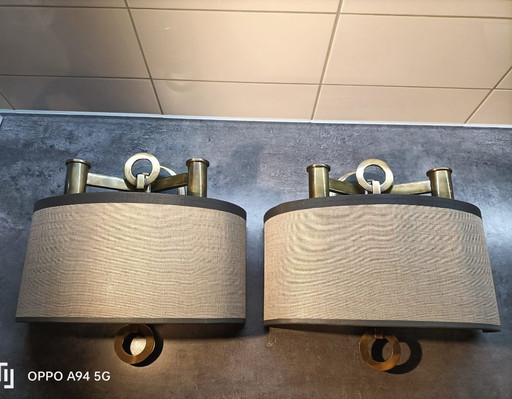 Set di lampade da parete di lusso Pieter Adam – Ottone massiccio