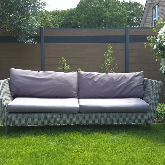 Image 1 of Tuinbank en -tafel van polyrattan