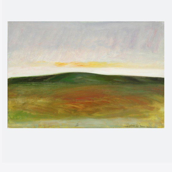 Image 1 of Tableau vintage Paysage par Poul Sørensen, Danemark