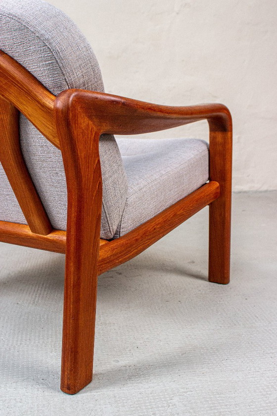 2 poltrone vintage in teak, stile danese anni '60. – Komfort, Textile (photo 4 of 18)